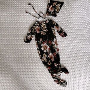 Lou Lou & company knotted gown and bonnet